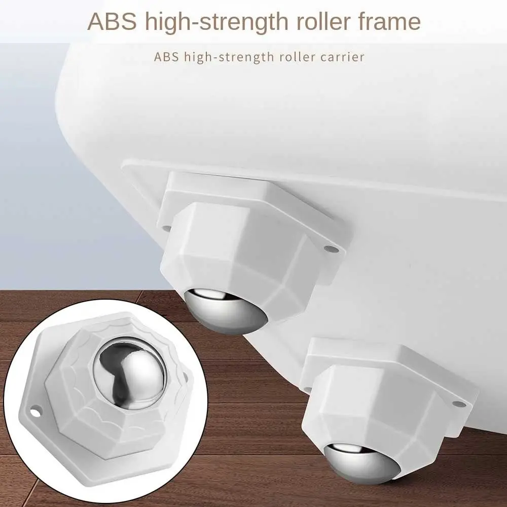 

Trash Can 360 Degree Rotation Pulley Self Adhesive Mini Swivel Wheels Furniture Casters Universal Wheel Base Roller