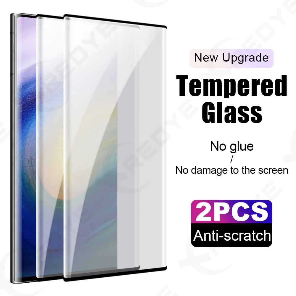 2pcs Tempered Glass For Samsung S25 Ultra S24 Plus S23 Screen Protector S22 S21 Glass Smartphone Protective Film S20 S10 Note 20