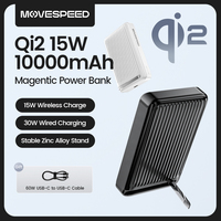 MOVESPEED P03 Qi2 Magnetic Power Bank 10000mAh 30W Wired Charge 15W Wireless Portable Charger for Magsafe Powerbank for iPhone