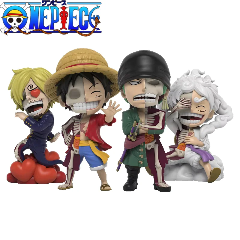 Pre-Sale Original One Piece Anime Figure Half Skeleton Wanted Series Bounty Series  Monkey D Luffy Sauron Sanji Christmas Gift