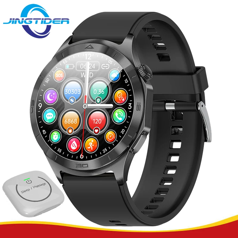 

JT600 CES AID Смарт-часы для сна с электротерапией, массаж, трекер здоровья, 1,43 дюйма, AMOLED, Bluetooth-вызов, умные часы для мужчин