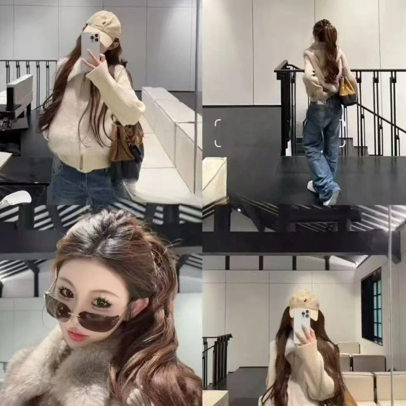 Otoño e Invierno nuevo chaleco de piel de zorro de imitación tejido empalme mangas removibles chaqueta de solapa delgada y versátil moderno elegante