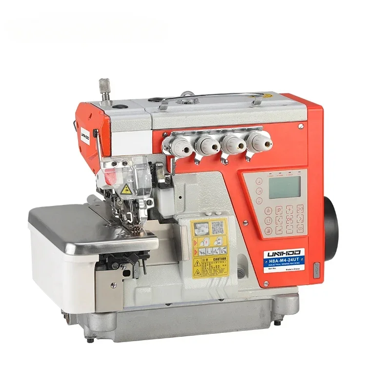 4/5 Thread High Speed Overlock Sewing Machine Auto Thread Trimmer Industrial Apparel Sewing Equipment