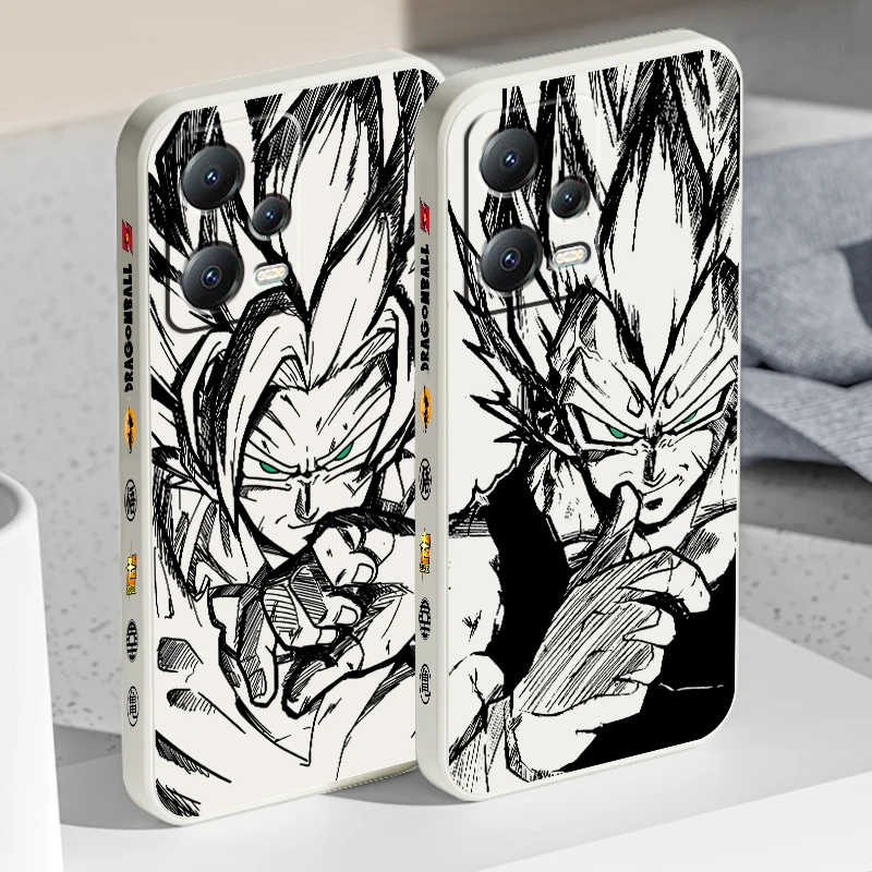 

Comics D-Dragon Ball Saiyan Liquid Left Rope For Xiaomi Redmi Note 13 12 12S 12R 11 11T 11S 10 10S Pro Plus 5G Back Phone Case