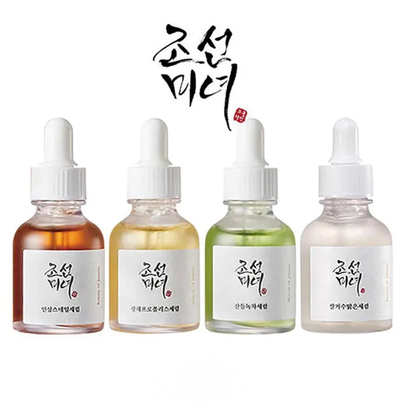 Beauty of Joseon Green Tea Ginseng White Rice Honey Essence Liquid Moisturizing Antioxidant and Skin Repairing Properties SPF50+