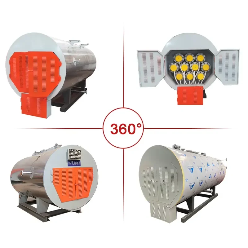 i New WDR Fire Tube Intelligent Temperature Control LCD Touch Display Fully Automatic Horizontal Industrial Electric Steam