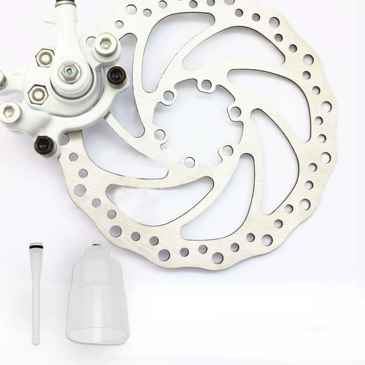 

1Pair Brake Oil Filling Funnel Professional Refill Tool Compatible Road Bike Screw Interface Compact Anti-Overflow Bike