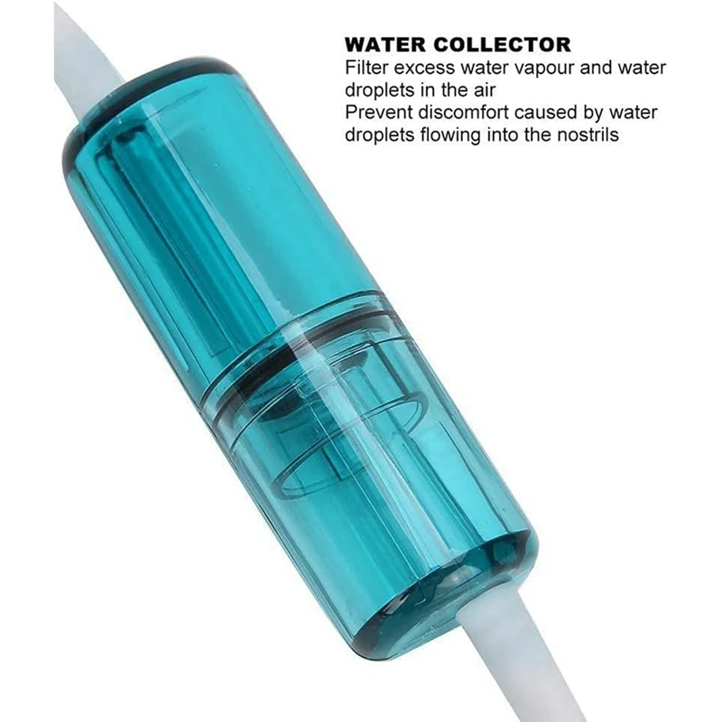 1 шт. кислородная трубка, канюля кислорода для носа из силиконового материала, белая, простая в использовании и чистях, 3 метра