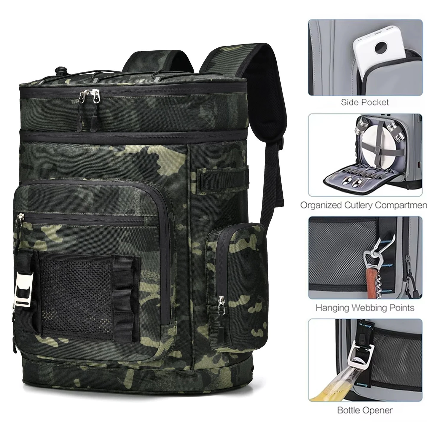 Mochila de viaje clásica para hombre, mochila de negocios, mochila escolar expandible con USB, mochila impermeable para ordenador portátil de gran capacidad, mochila de moda