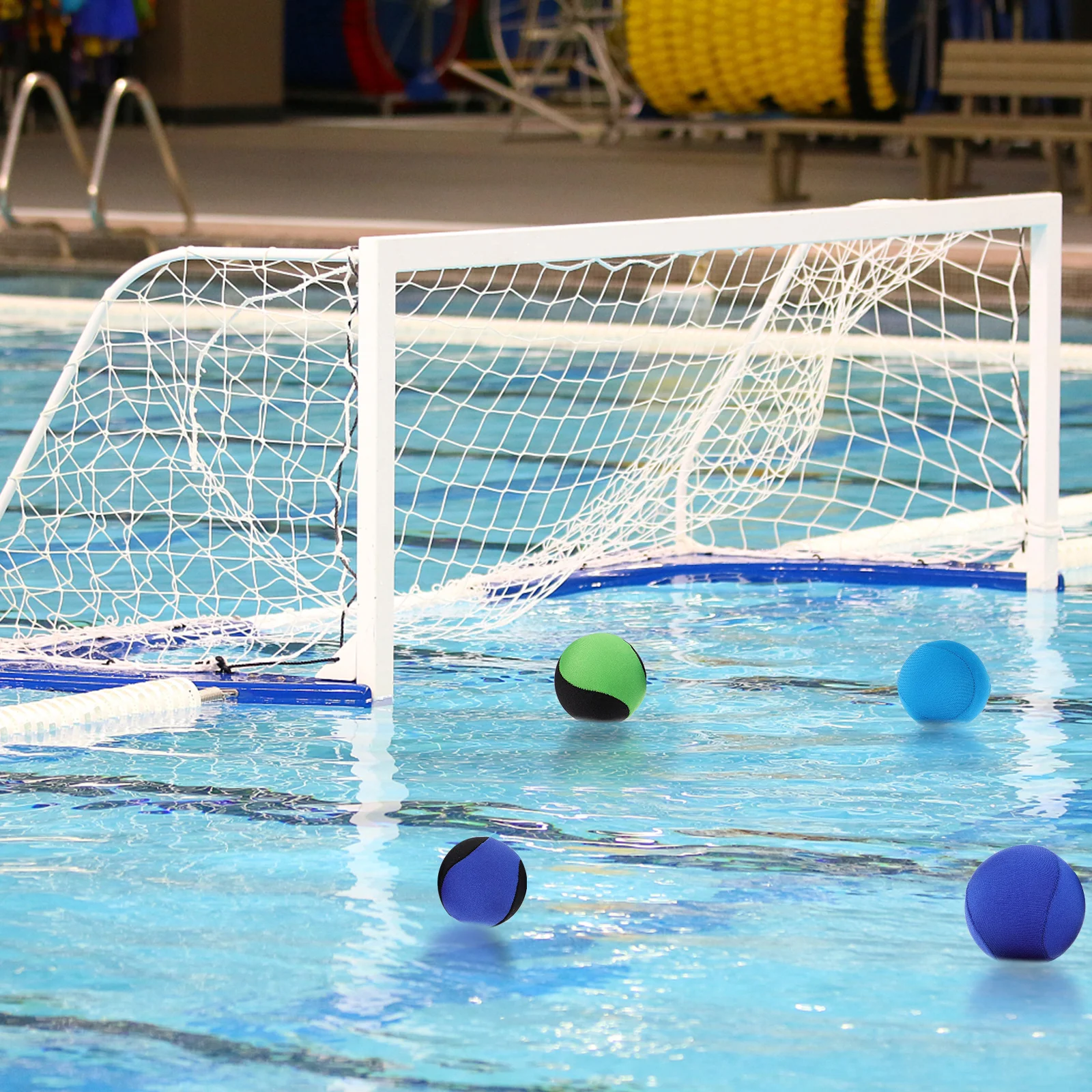 4 pçs bolas de jogo de cores brilhantes bolas flutuantes para piscina praia festa diversão água jogando pano flutuante