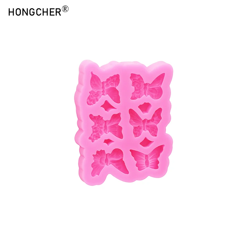 DIY Resin Flower Butterfly & Bee Silicone Molds for Crafting Resin Jewelry Components Chocolate Cakes & Dessert Decorations - view 6