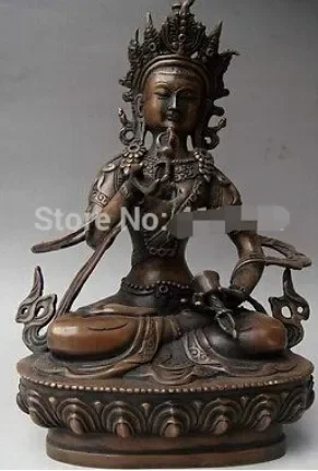 

Old Tibet Tibetan Bronze Vajrasattva Dorje Sempa StatuE