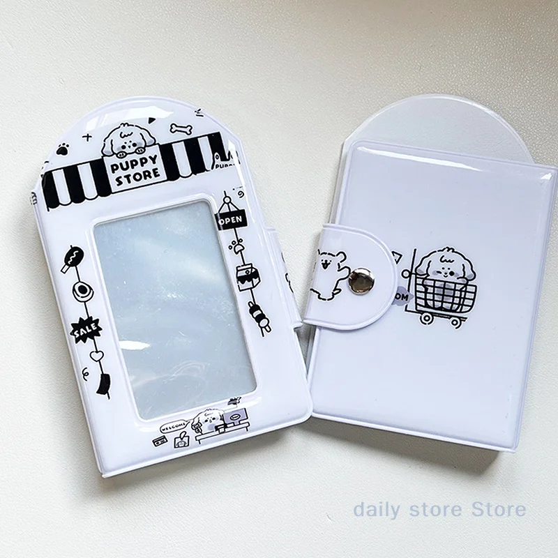 Cute Photo Album 3 Inch Photo Card Holder Idol Card Binder Collection Book 32 Pocket Book Album Photocard Storage Case