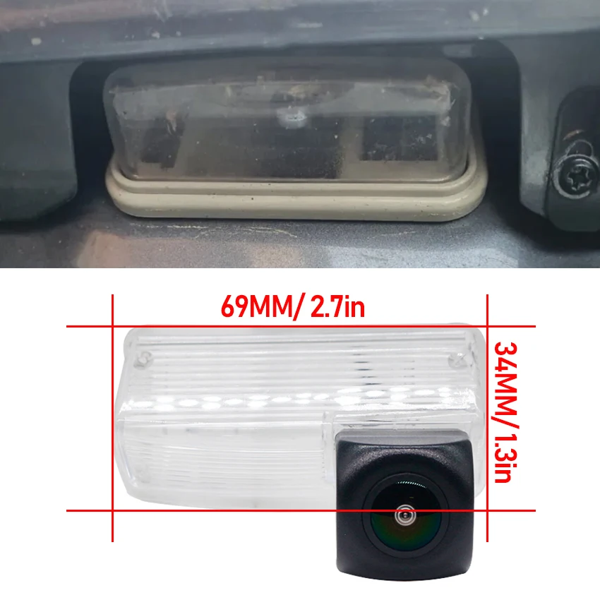 170 Degree 1080x720P HD CCD Car Vehicle Rear View Reverse Camera For Toyota Previa Estima Tarago MK2 XR30 XR40 2002~2005