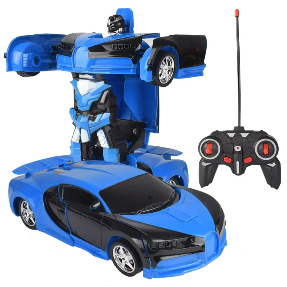 RC Transformer 2 In 1 RC Car Driving Transformation Robots Cars Models Remote Control Car RC Fighting Toy New Year Gift