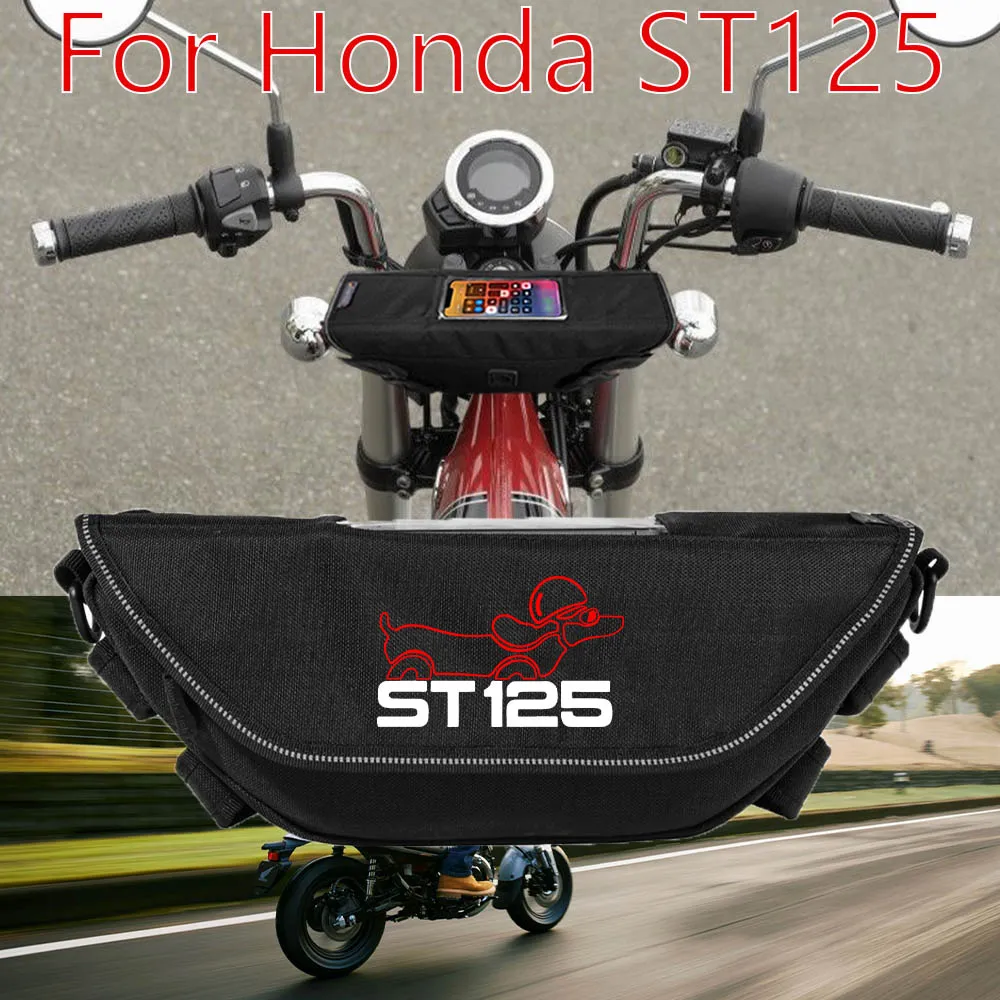 

For Honda DAX st125 ST 125 Motorcycle accessory Waterproof And Dustproof Handlebar Storage Bag navigation bag