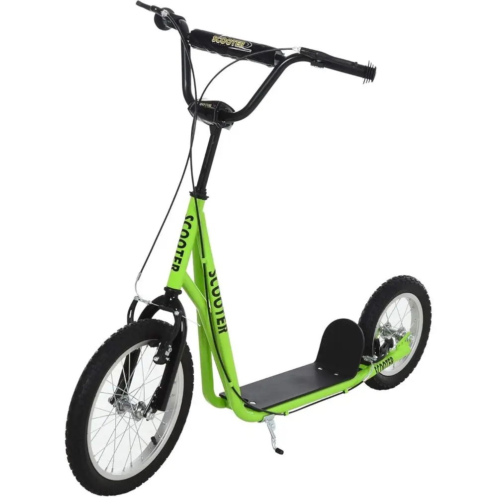 

Adjustable Handlebar Kids Scooter, 16 Front & 12 Rear Wheels, Dual Brakes for Ages 5+
