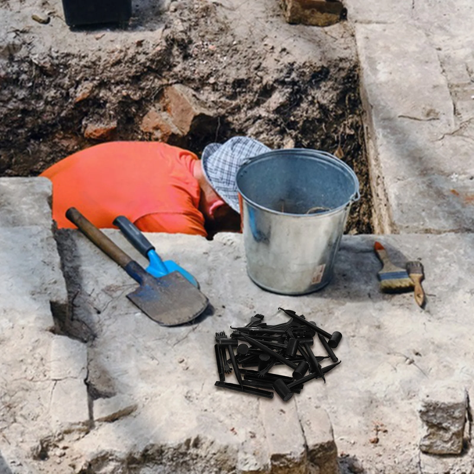 10 مجموعات أدوات التنقيب علم الآثار للأطفال ديناصور حفر عدة مع المطرقة إزميل فرشاة الجذعية مجموعة النشاط العلمي للأطفال