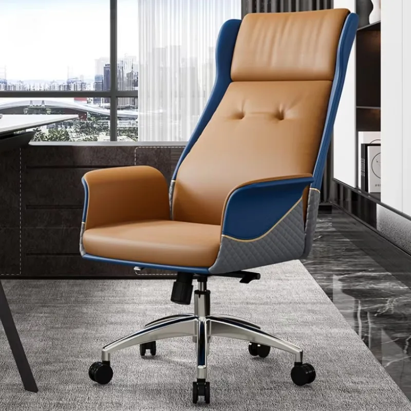 كرسي مكتب ألعاب قابل للتعديل، كرسي كمبيوتر دوار للدراسة، كرسي مكتب متنقل، أثاث فاخر من Sillas De Oficina #2