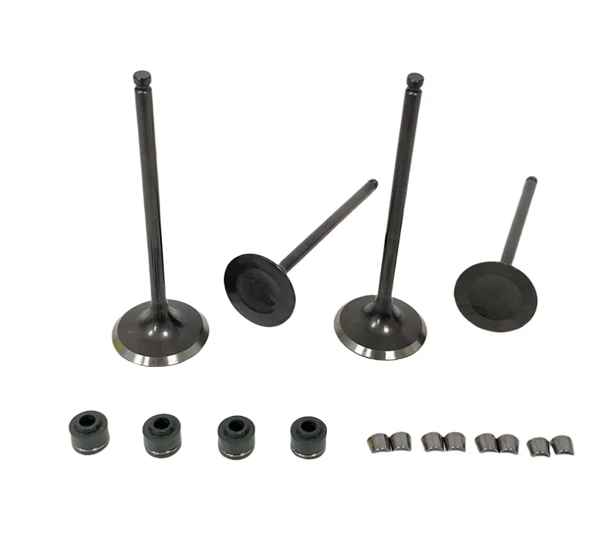 Para Benelli TNT125 TNT135 BJ125-3E PUISAR 125 135 LS válvula de escape de motor de motocicleta válvula de admisión sello de aceite válvula de placa de bloqueo