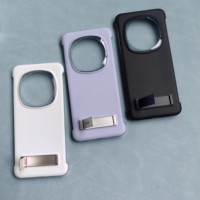 New Original Honor Magic 6 Pro PU Leather Bracket Case Shockproof Back Cover For Magic6 Pro Full Protective Shell With Kickstand