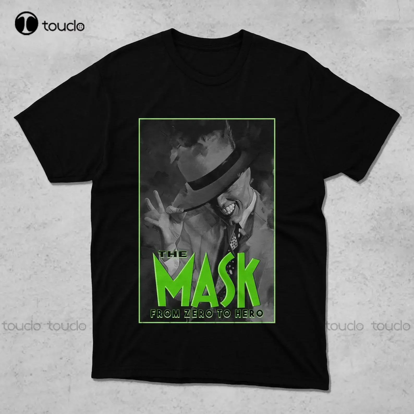 The Mask T-Shirt Retro Movie The Mask T-Shirt Vintage Shirt Crewneck Custom Aldult Teen Unisex Digital Printing Tee Shirts