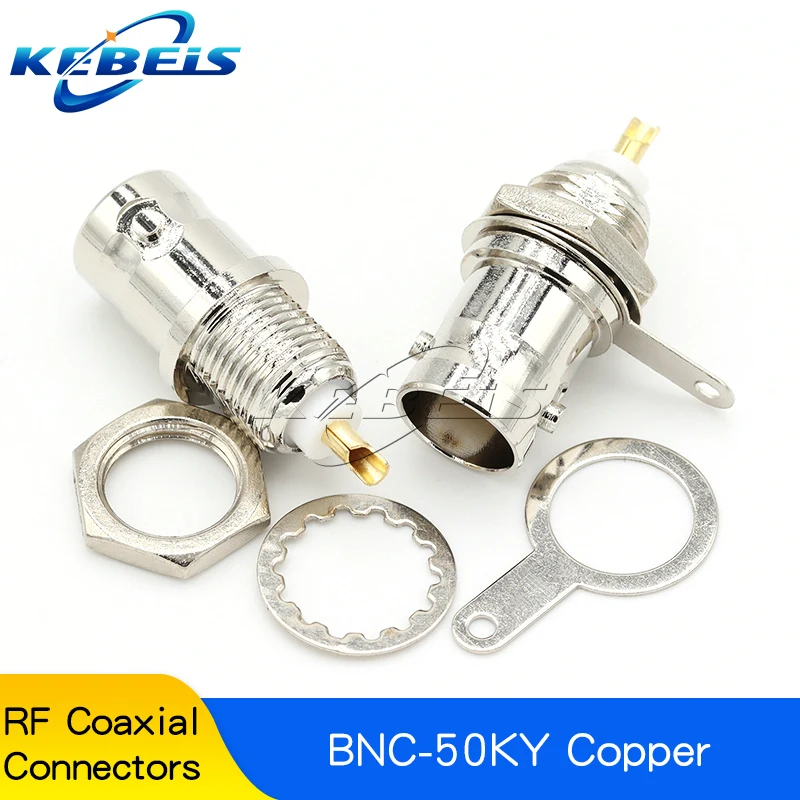 2 piezas de conector hembra BNC para soldar, montaje en panel para osciloscopio y monitoreo de video 6