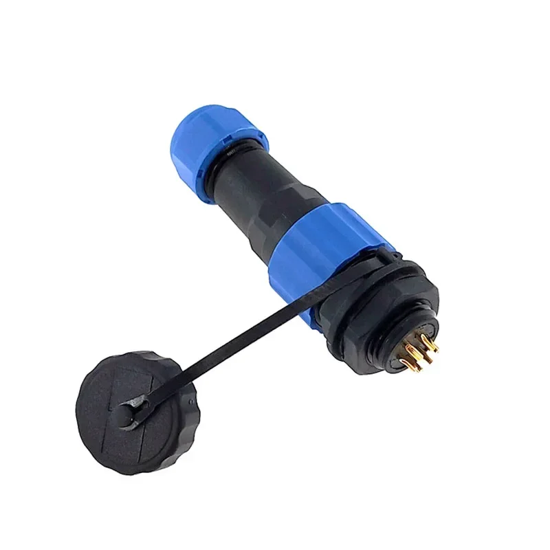 SP16 Waterproof IP68 Power Cable Connectors Set Male Plug & Female Socket 2pin/3/4/5/6/7/8/9 Pin for Electrical Wiring