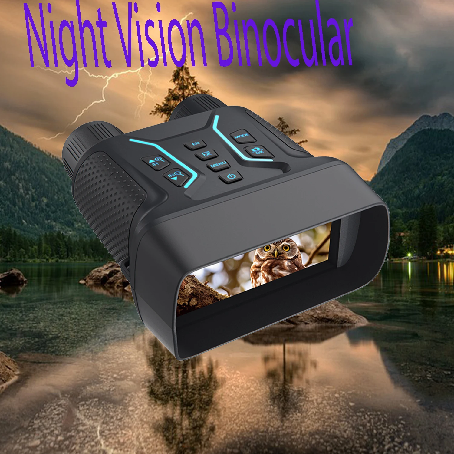 HD Telescope Binoculars Night Vision Device Infrared 8X Digital Light Zoom Hunting NV2183 Camping Full Darkness for Outdoor Expl