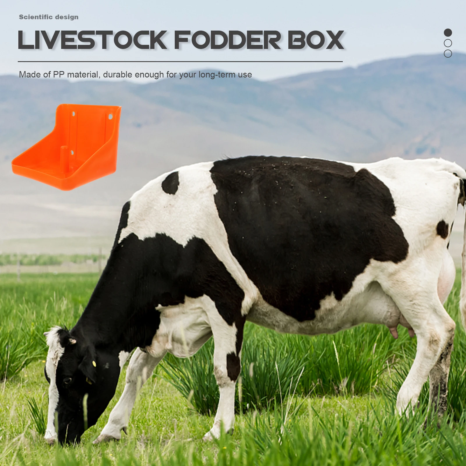 

2Pcs Livestock Supply Salt Brick Box Weather Resistant Sturdy Build Convenient Mounting Salt Holder Sheep Cattle