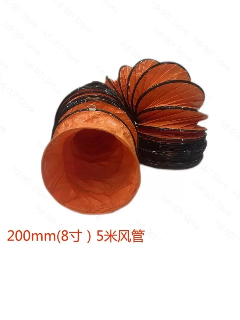 Ventilation pipe Portable and convenient mine breeding Ventilation and exhaust telescopic pvc spiral, canvas telescopic pipe