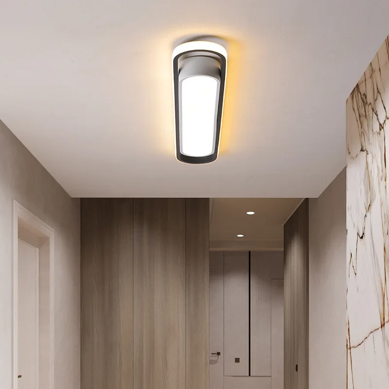 Modern Minimalist LED Strip Ceiling Lights for Households, Cloakrooms, Bedrooms, Entrances, Corridors, and Hallway Ceilings