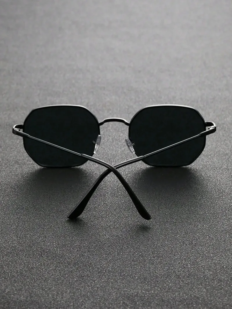 1/2 PCS Unisex Irregular Metal Frame Sunglasses Temperament Fashion Glasses For Outdoor Travel Driving Daily Life Accessories image 2