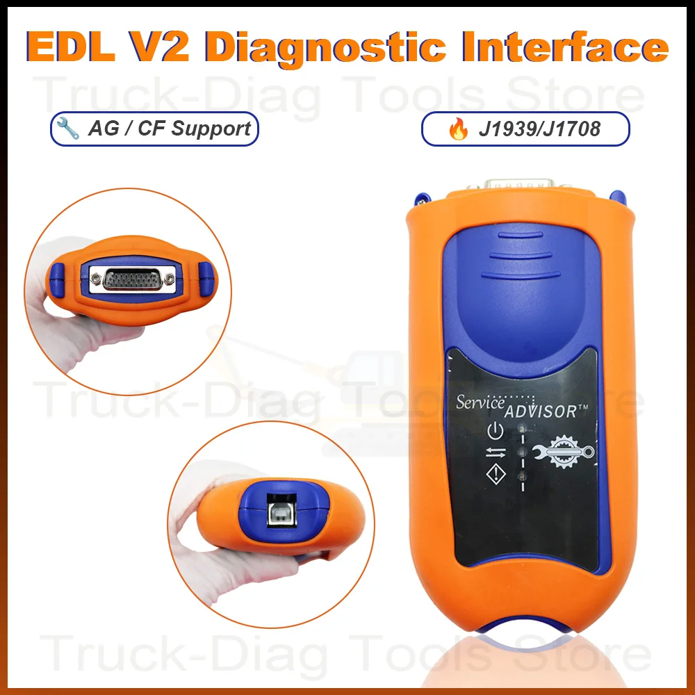 Diagnostic Tool For EDL V2 Service ADVISOR 5.3 AG/CF Data Link Advisor Support J1939/J1708
