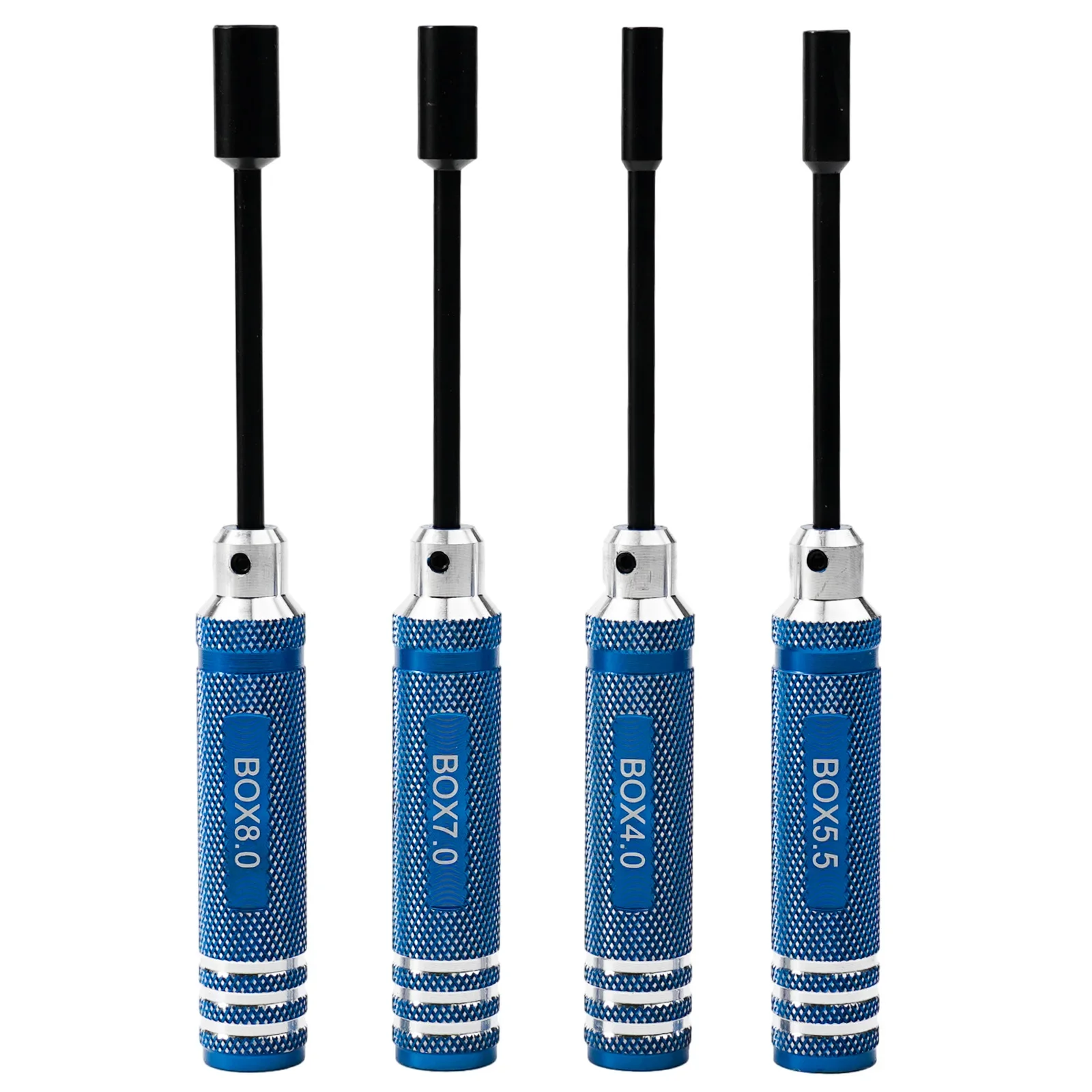 

RC Tools 4Pcs Hex Screwdriver Set for Nut Driver Applications for Helicopter Airplane Car and Boat Maintenance
