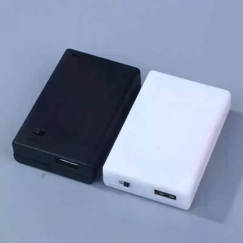 Multi-purpose 3AA 4.5V Battery Box; Switch Operated AA Battery Case with Line and USB Connectivity