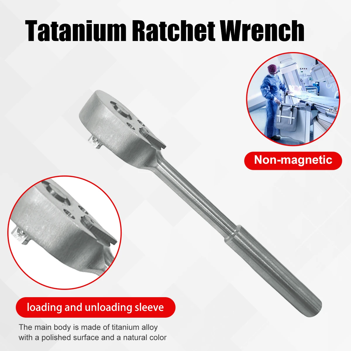 SFREYA T1165 Non-Magnetic Titanium Ratchet Wrench Manufacturer Wholesale