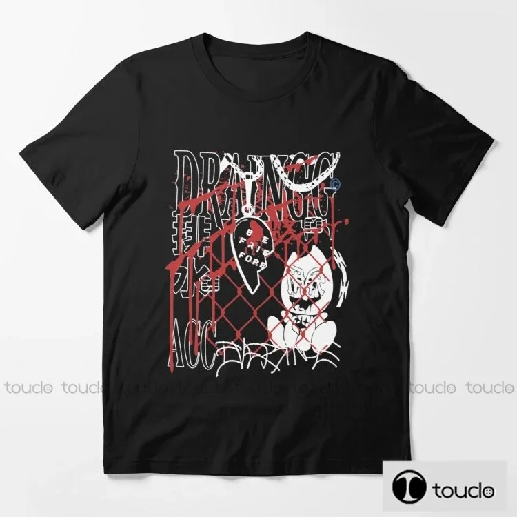 New Drain Gang Merch New Arrived Summer Rock Music Band T-Shirts 100% Cotton Mens Pattern T Shirt