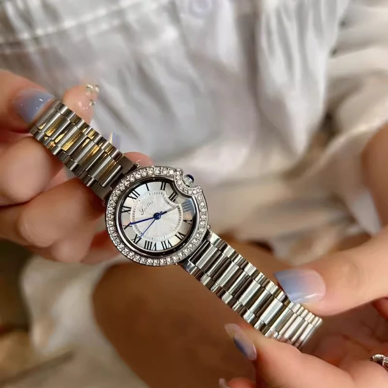 Retro new elegant women's watch temperament trend simple classic automatic waterproof quartz women's watch birthday gift
