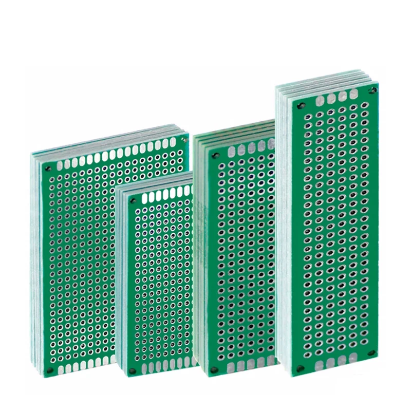 20PCS/KIT Double-sided Tin-plated 1.6mm Thick Fiberglass Board 5*7 4*6 3*7 2*8 Experiment PCB 2.54mm Pitch Hole Board