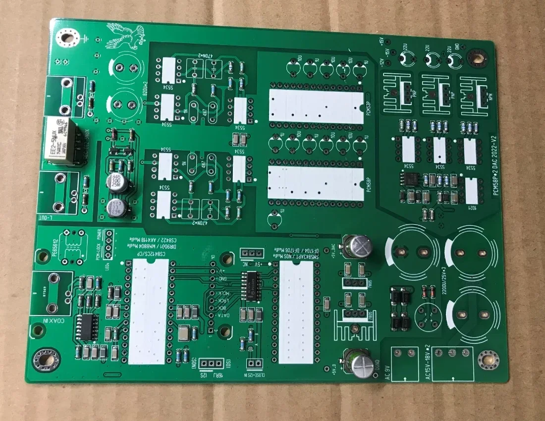 Nvarcher PCM58P x2 DAC CS8412 Receiving decoding board Coaxial input balanced output