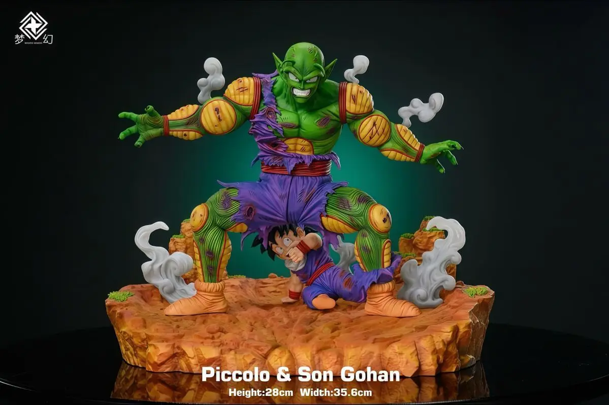 28cm Dragon Ball Figure Piccolo Son Gohan Figure Piccolo Anime Figures  Pvc Collection Statue Model Room Desk Halloween Toy Gift