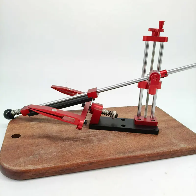 

Угловая точилка для ножей с фиксированным углом, профессиональный точильный камень, кухонная шлифовальная система, хонинговальная алмазная шлифовальная машина, инструмент для работы по дереву, точильный камень