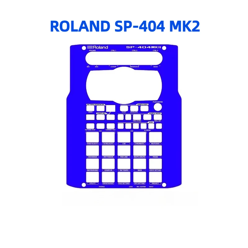 Roland SP-404 MK2 Sampler Panel Film - Roland Colorful Stickers  Spot Goods