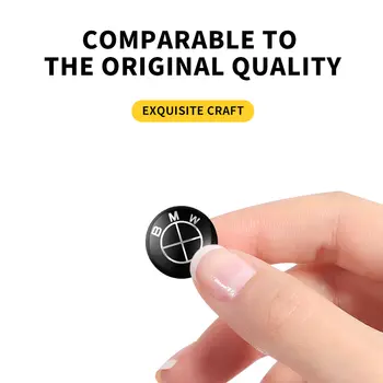 Kovové 11mm 14mm samolepky na klíče od auta s emblémem a logem na klíče od auta pro BMW E34 E46 E39 E38 E90 E60 E36 F30 F30 F10 E92 E38 E91 M3 M5 10 nejlepší prodej Samolepka s logem Škoda Key - №10