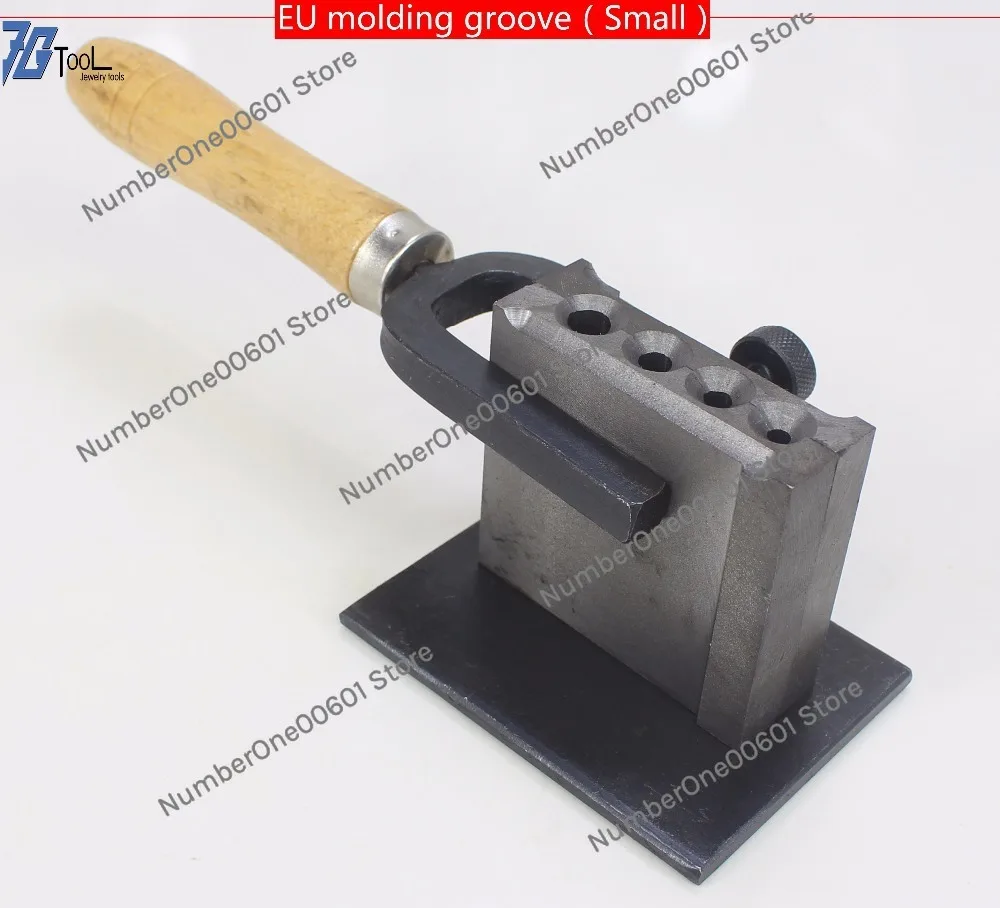 Gold / silver / metal EU Molding groove Ingot mould Jewelry tools Size adjustable