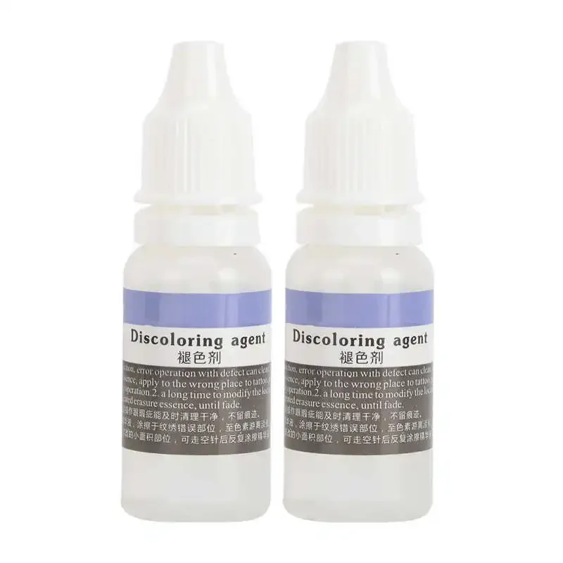 2Pcs Tattoo Correction Serum Painless Pigment Fading Agent Eyebrow Lip Microblading Remover Tattoo Supplies