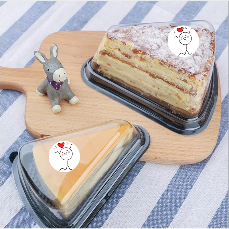 500 Buah Stiker Hari Valentine Lucu Label Cinta untuk Hadiah Liburan Pernikahan Dekorasi Stiker Amplop Penyegelan Buku Tempel