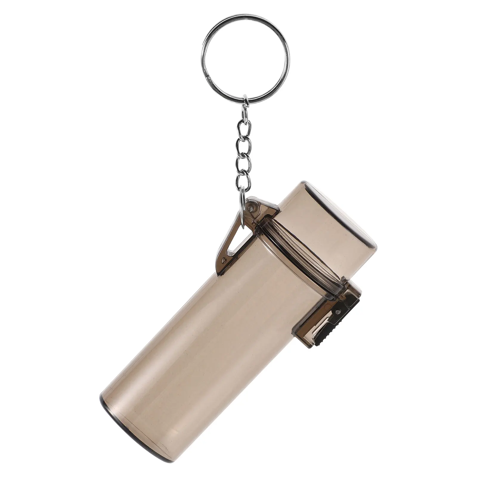 

Waterproof Lighter Case Protective Travel Cover with Keychain for Smoke Portable Organizer Multifunctional for Cigarette