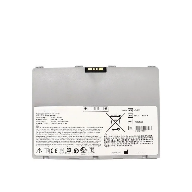 High Quality Battery 15.4V 52.8Wh 3430mAh For VAREX VB-200 Brand New Replacement Battery